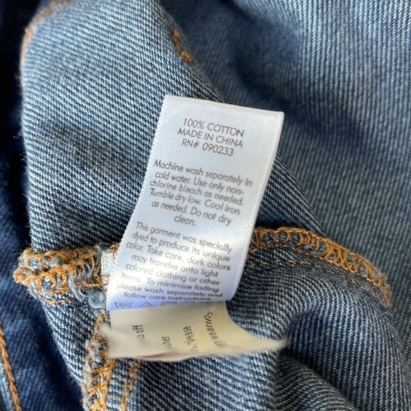 PacSun Women Jeans Mini Skirt Blue,Size 25 - Picture 6 of 8